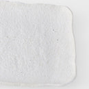 Platter Rectangular 35cm Shell White Glaze