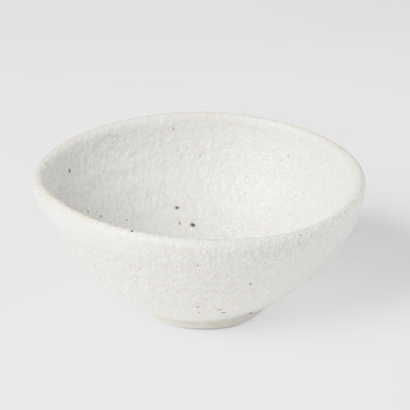 Egg Shaped Bowl 13cm Shell White Glaze