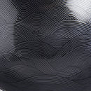Ramen Bowl 24.5cm Black Wave Glaze