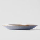 Plate Organic 23cm Steel Grey Glaze