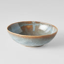 Bowl Oval 14cm Steel Grey Glaze