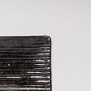 Sauce Dish 10cm Mamezara Black Contour Glaze