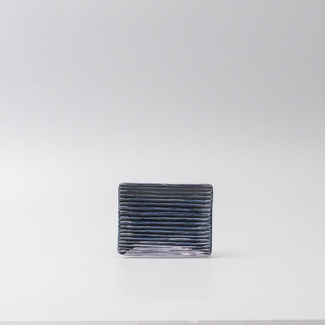 Sauce Dish 10cm Mamezara Blue Contour Glaze