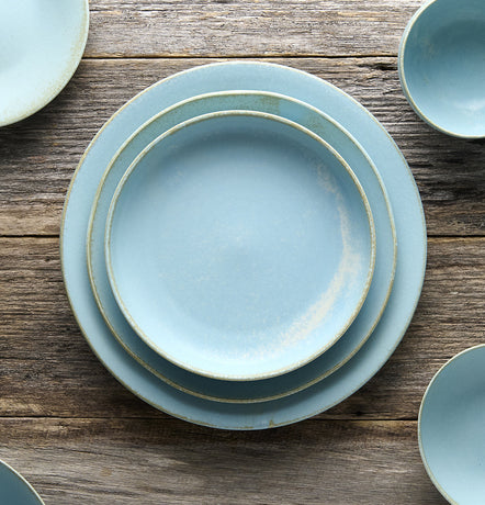 Side Plate 21cm Soda Blue Glaze