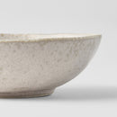 Bowl Oval 16.5cm White Fade Glaze