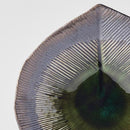 Bowl Shallow Leaf Shape 25cm Midori Glaze