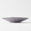 Bowl Shallow Leaf Shape 25cm Midori Glaze