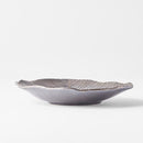 Plate Leaf Shape 16cm Midori Green Glaze