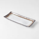Plate Rectangular 29x12cm Akane Grey