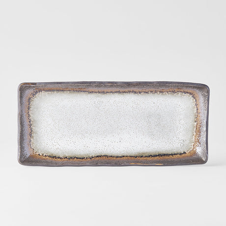Plate Rectangular 29x12cm Akane Grey