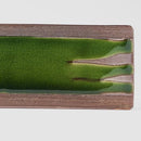 Platter Rectangular 52cm Earth Bright Green Glaze