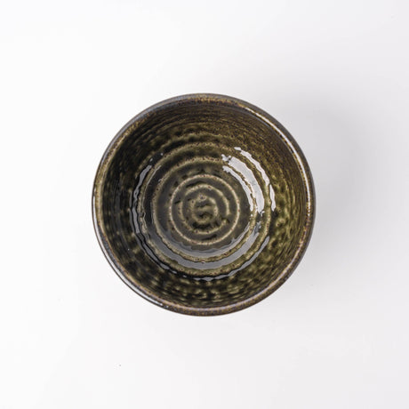 Udon Bowl 16cm Black Moss Glaze