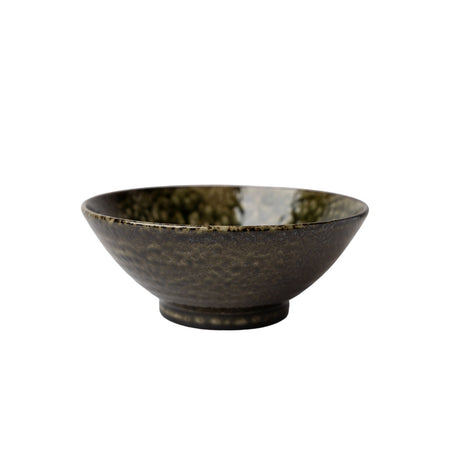 Bowl V Shaped 19cm Sage Glaze