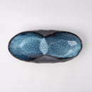 Organic Platter Oval 32cm Storm Glaze