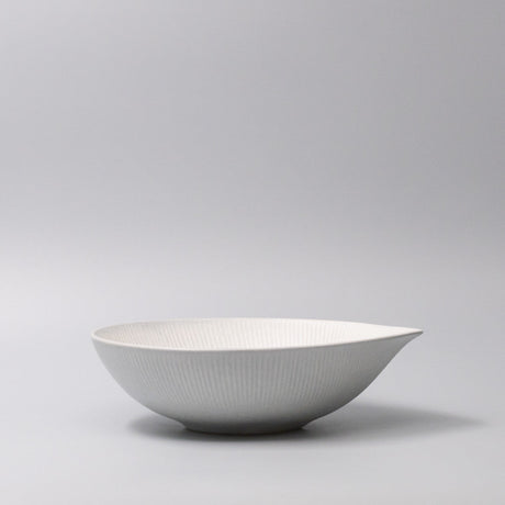 Large Bowl 24cm Snow Leaf Glaze