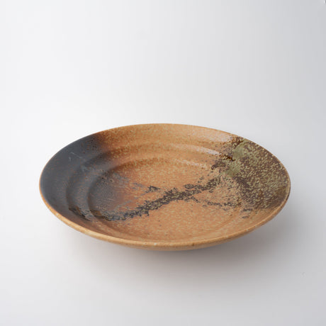 Serving Bowl Flat Base 29cm Wabi Sabi Glaze