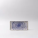 Sushi Plate 25cm Speckled Swirl Design