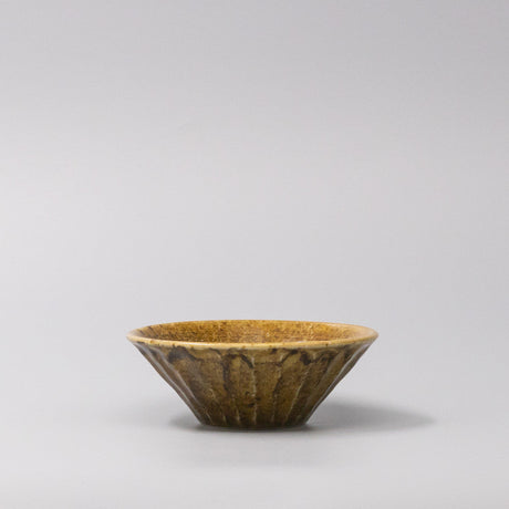Bowl 12.6cm Shinogi Caramel Glaze