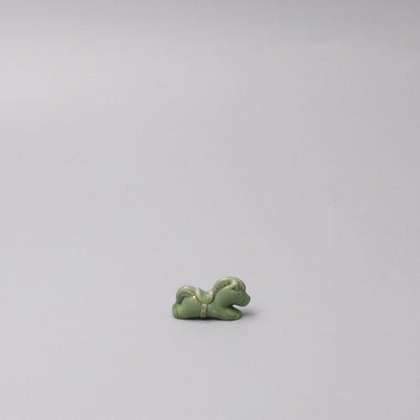 Chopstick Rest Green Horse