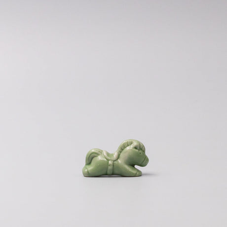 Chopstick Rest Green Horse