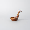 Upright Spoon 11cm Toffee Glaze