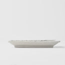 Sushi Plate 22cm Grey Net Design