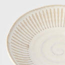 Tapas Plate 16cm Ridged Alabaster Glaze