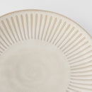Dinner Plate 23cm Ridged Alabaster Glaze