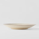 Dinner Plate 23cm Ridged Alabaster Glaze
