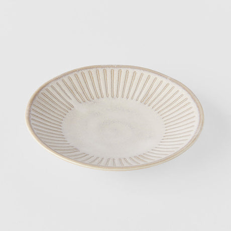 Sauce Dish Large 12cm Ridged Alabaster Glaze