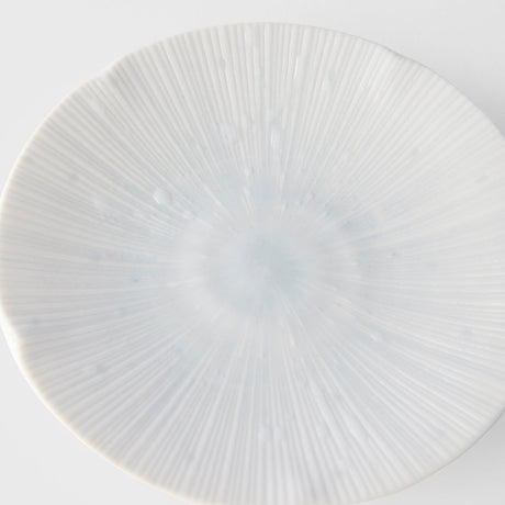 Tapas Plate 13cm Ice White Glaze