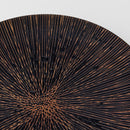 Plate 28cm Bronze Converging Line Glaze