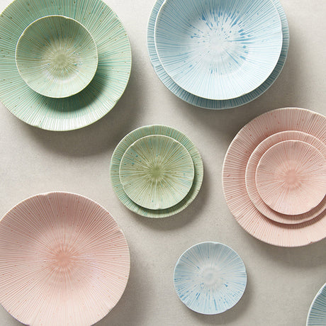 Tapas Plate 16.5 Ice Pink Glaze