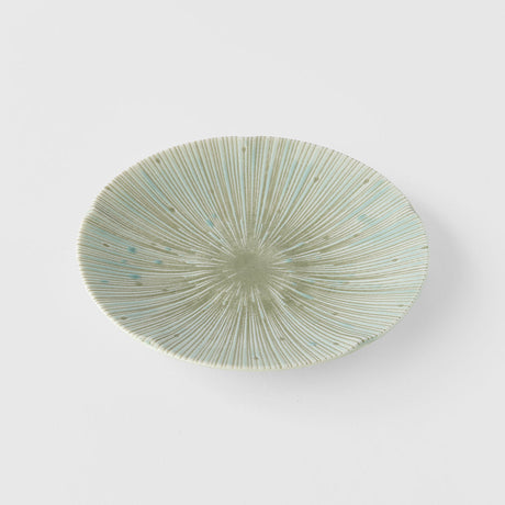 Tapas Plate 13cm Ice Green Glaze