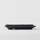 Dumpling Plate 21cm Black Glaze