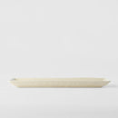 Dumpling Plate 33cm Ivory White Glaze