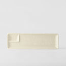Dumpling Plate 33cm Ivory White Glaze