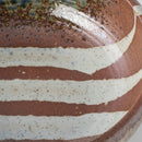 Bowl Thick Edge 24cm Striped Earth Glaze