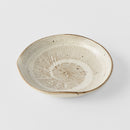 Plate Organic 13cm Spiral Sand Glaze