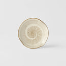 Plate Organic 13cm Spiral Sand Glaze