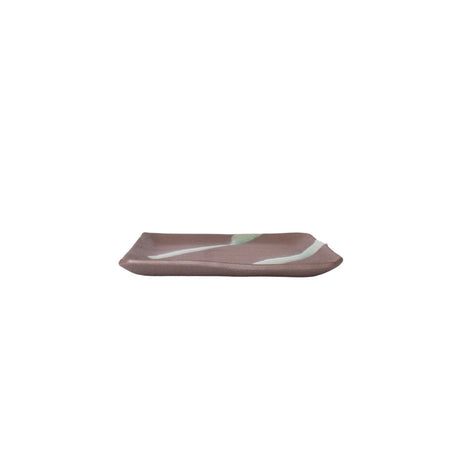 Saucer Apex 12.8cm Green Bisque Glaze