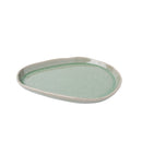 Saucer Arc Green Glaze