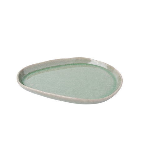 Saucer Arc Green Glaze