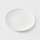 Side Plate 19.5cm White Star Glaze