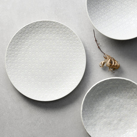 Saucer 13.5cm White Star Glaze