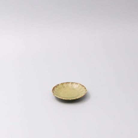 Sauce Dish 8cm Scallop Lime Fade Glaze