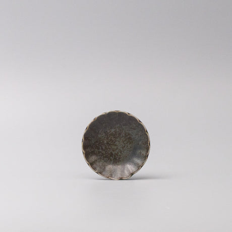 Sauce Dish 8cm Scallop Indigo Fade Glaze