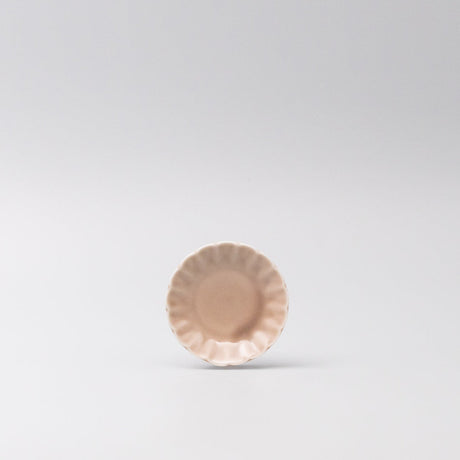 Sauce Dish 8cm Scallop Blush Gloss Glaze