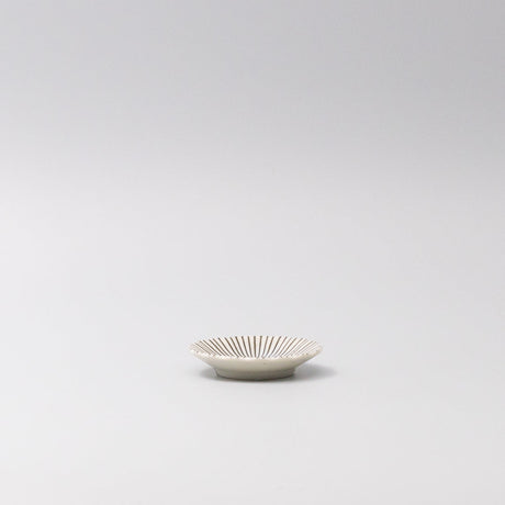 Sauce Dish 8cm Radiant Line Indigo Stripe Glaze