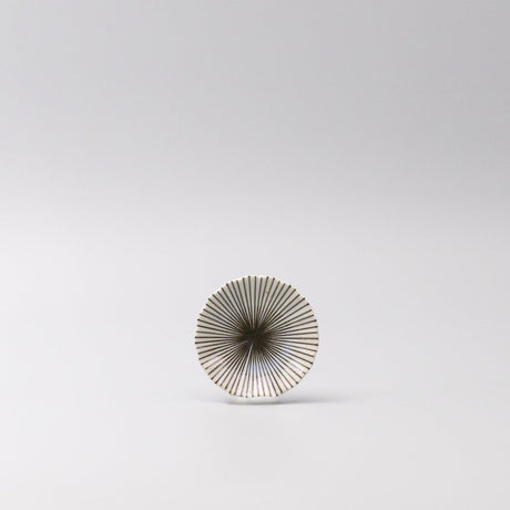 Sauce Dish 8cm Radiant Line Indigo Stripe Glaze